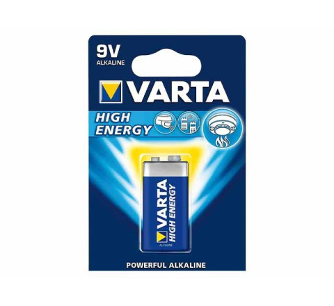 Varta High Energy (Blau), Block 9V- 4922 , 1er Blister