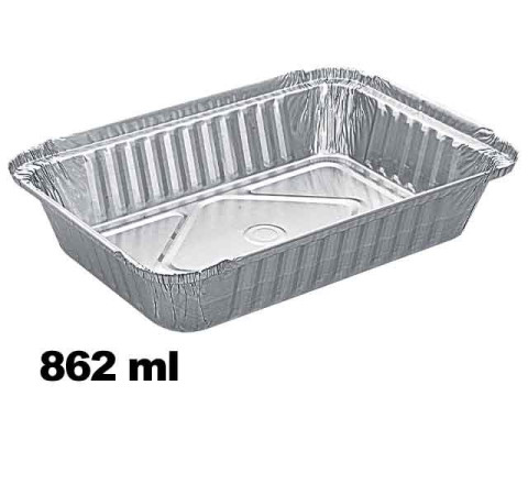 Alu-Schale - 862ml Gross