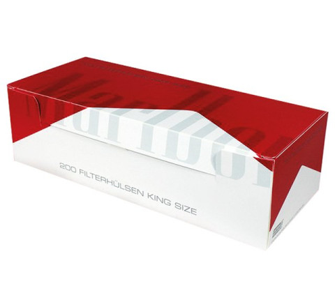 Marlboro RED Zigarettenhülsen 200er