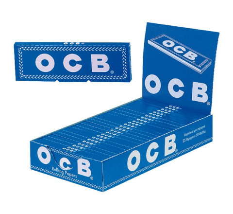 OCB Blau 25x50 Blättchen