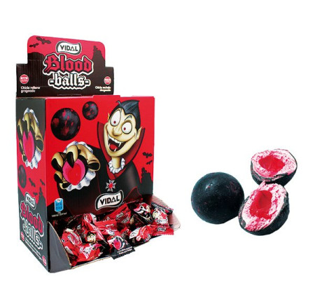Vidal Blood-Balls - BLUT Kaugummikugeln 4g  - 13423