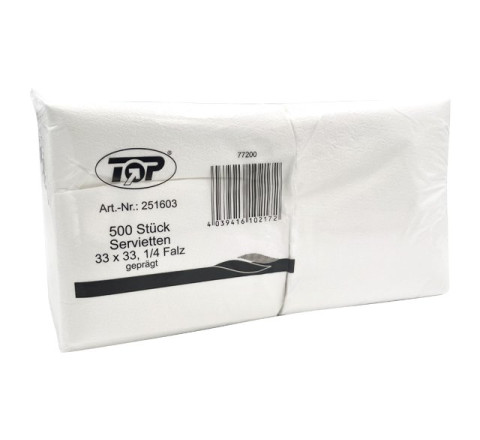 Servietten geprägt 33 x 33 cm