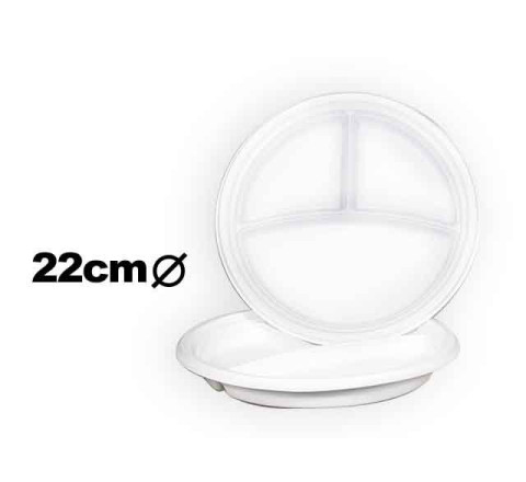 Menüteller 3-geteilt 4070