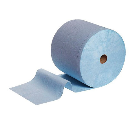 Putzrolle blau 2 Lagig 23 x 35 cm - 1000 Abrisse