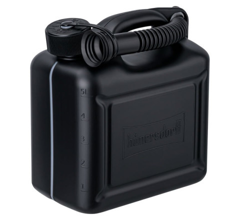 Kraftstoff-Kanister "hünersdorff" 5L, Schwarz