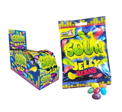 Sour Jelly Beans - Saure Gummibohnen -150g