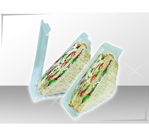 Sandwich-Box 18,5 x 9 x 6,5 cm - 50Stk.