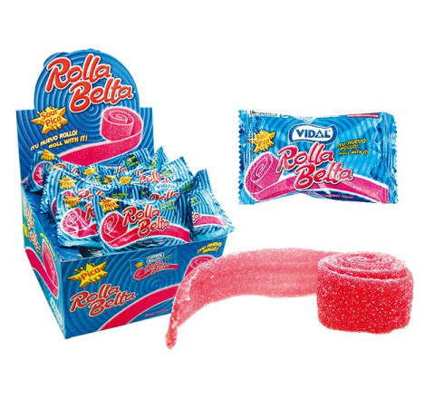 Frucht-Gummi Band ERDBEERE "Rolla Belta"