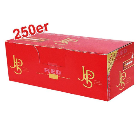JPS Zigarettenhülsen 250er ROT SPECIAL