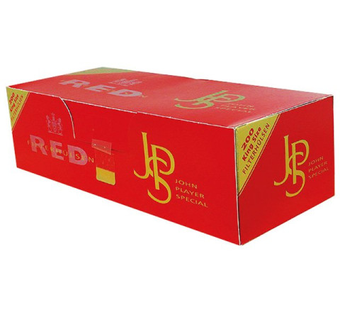 JPS Zigarettenhülsen 200er ROT