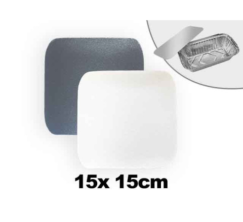 Alu-Deckel Klein - 15 x 15cm