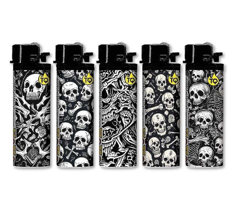 TobaliQ Reibrad Feuerzeug "Bones"