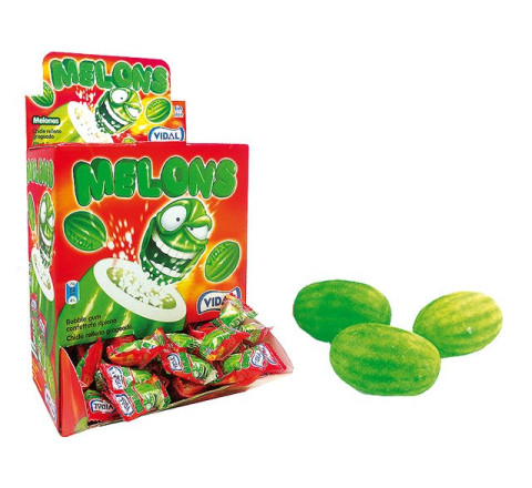 Melonen-Kaugummi-Bälle