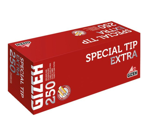 Gizeh Special Tip Extra - Zigaretten-Hülsen 250er