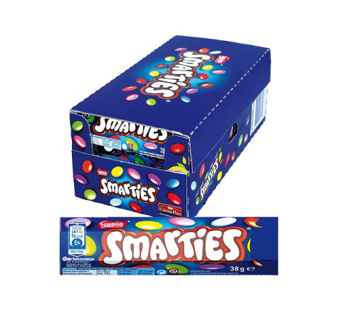 Smarties EinzelRolle 38g - 24 Stk.