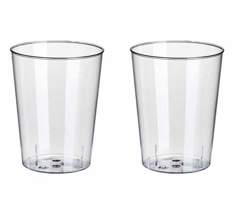 Trinkglas -plastik- klar 100 ml