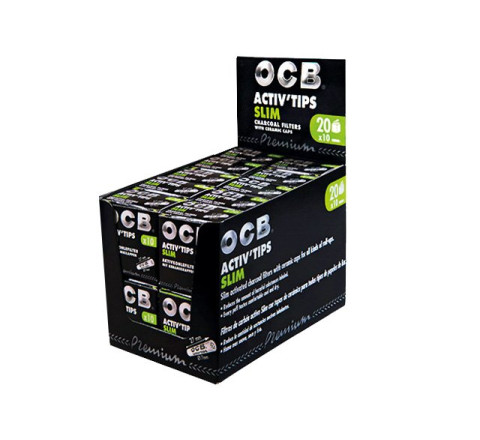 OCB  Activ Tips Premium 7mm - 20 x 10 Filter