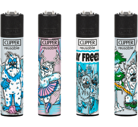 Clipper Feuerzeug "Frozen Yetis"