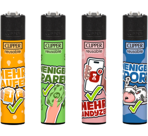 Clipper Feuerzeug "New Year New Fail"