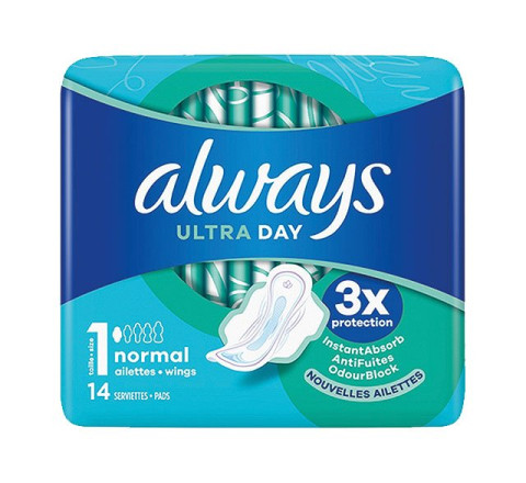 Always Ultra mit Flügel - "Normal" - 14er