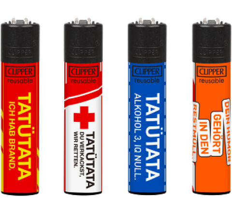 Clipper Feuerzeug "Tatütata"
