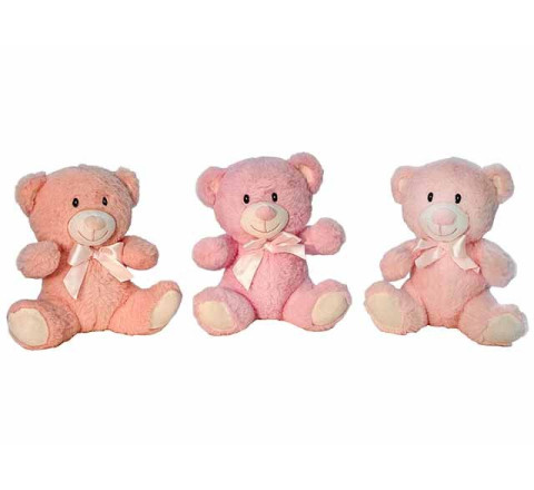 Plüsch-Bär "Trixie" sitzend - 22cm - rosa