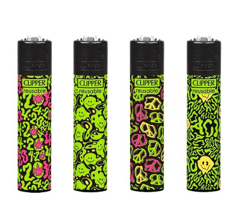 Clipper Feuerzeug "Acid Pattern"