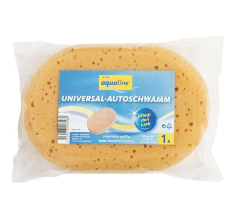 aQualine Universal Autoschwamm oval 20x14x7cm