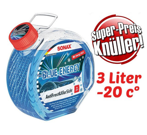 SONAX - AntiFrost & KlarSicht BlueEnergy 132400   -20°C  - 3 Liter