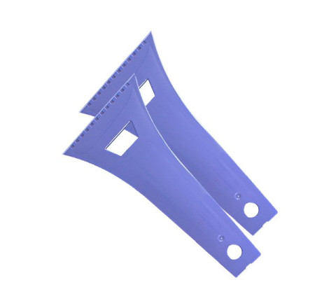 Eiskratzer-Schaber - VIOLETT - 21cm