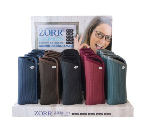 Zorr Lesebrille matt 30-er Display mit Etui