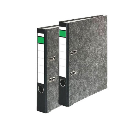 Ordner Pappe A4  Schmal  "50 mm" SCHWARZ Marmoriert