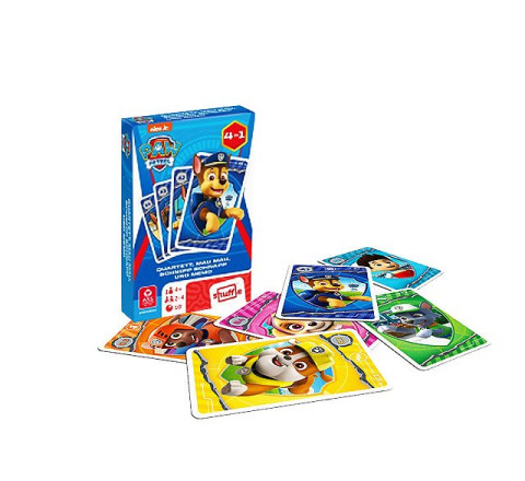Multi-Spielkarten PAW PATROL - Mau Mau,Quartett,Memo,Schnip-schnapp