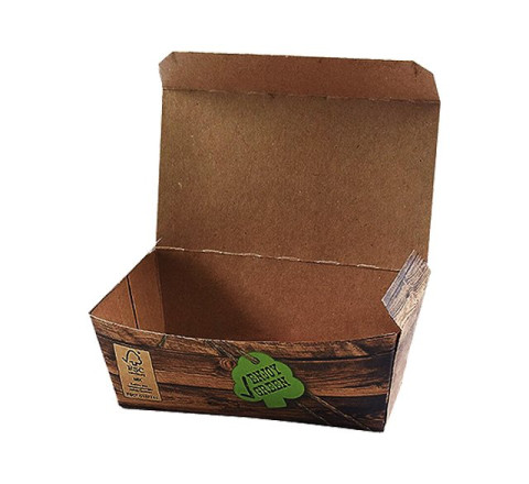 Snack-Box m. fettabweisender Schicht - 18 x 12 x 5 cm Gr. XL