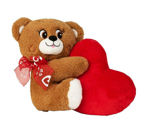 Plüsch-Bär "Knutschi" - m. Herz - 20 cm