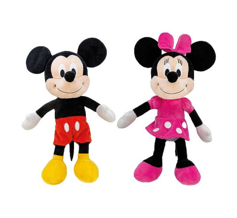 Plüsch-Disney "Minnie u. Mickey Mouse" - 40 cm (sitzend 30 cm)