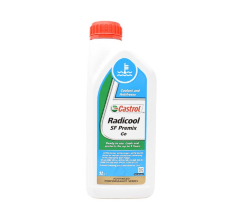 Castrol Kühlerfrostschutz Radicool SF Premix Go - Fertiggemisch - 1 Liter