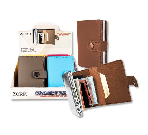 Zorr "Zigarettenetui" m. Geldscheinhalter u. Kartenhalter - 8er