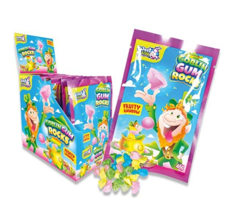 Kaugummi "Goblin Gum Rocks" - Fruity Rainbow - 45g