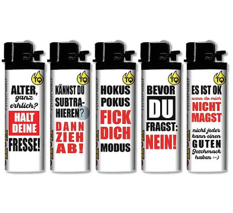 TobaliQ Reibrad Feuerzeug "Hokus Pokus"