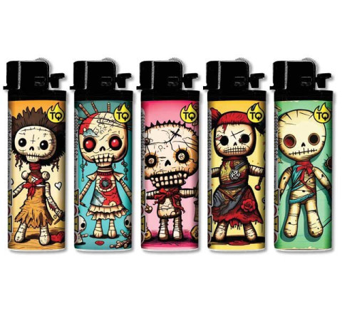 TobaliQ Reibrad Feuerzeug "Voodoo Puppe"