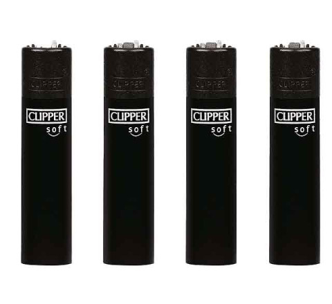CLIPPER Feuerzeug "Soft Touch & Black Cap"