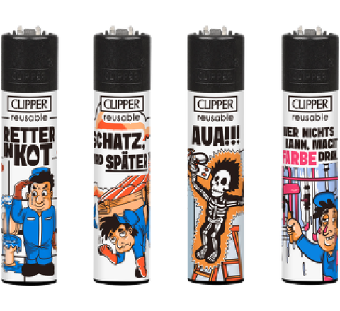 Clipper Feuerzeug "Handwerker 3"