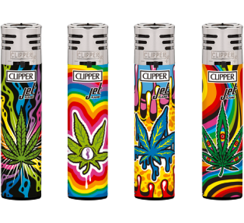Clipper Jet Flame Mazed Leaves