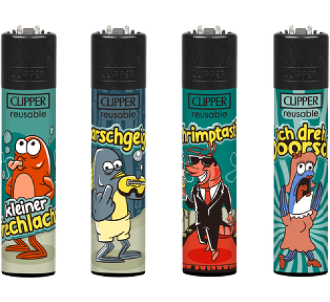 Clipper Feuerzeug "Frechlachs"