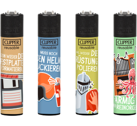 Clipper Feuerzeug "Trinksprüche"