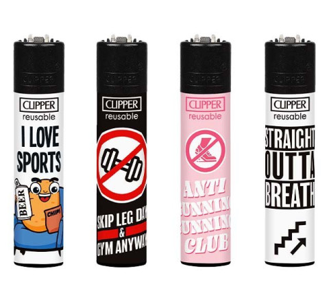 Clipper Feuerzeug "Anti Sport"