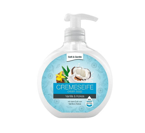 Soft & Gentle Handseife Vanille & Kokos 500ml