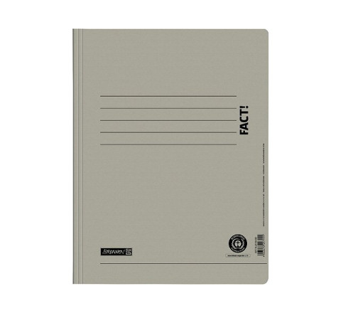 Schnellhefter FACT! Pappe grau 250g